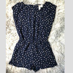 Navy Romper
